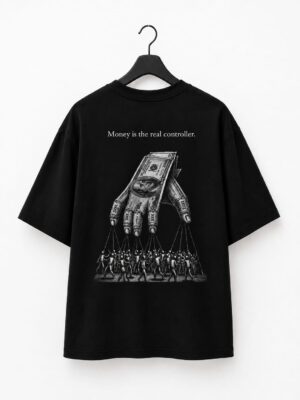 The Real Controller — Money Graphic Oversized Tee